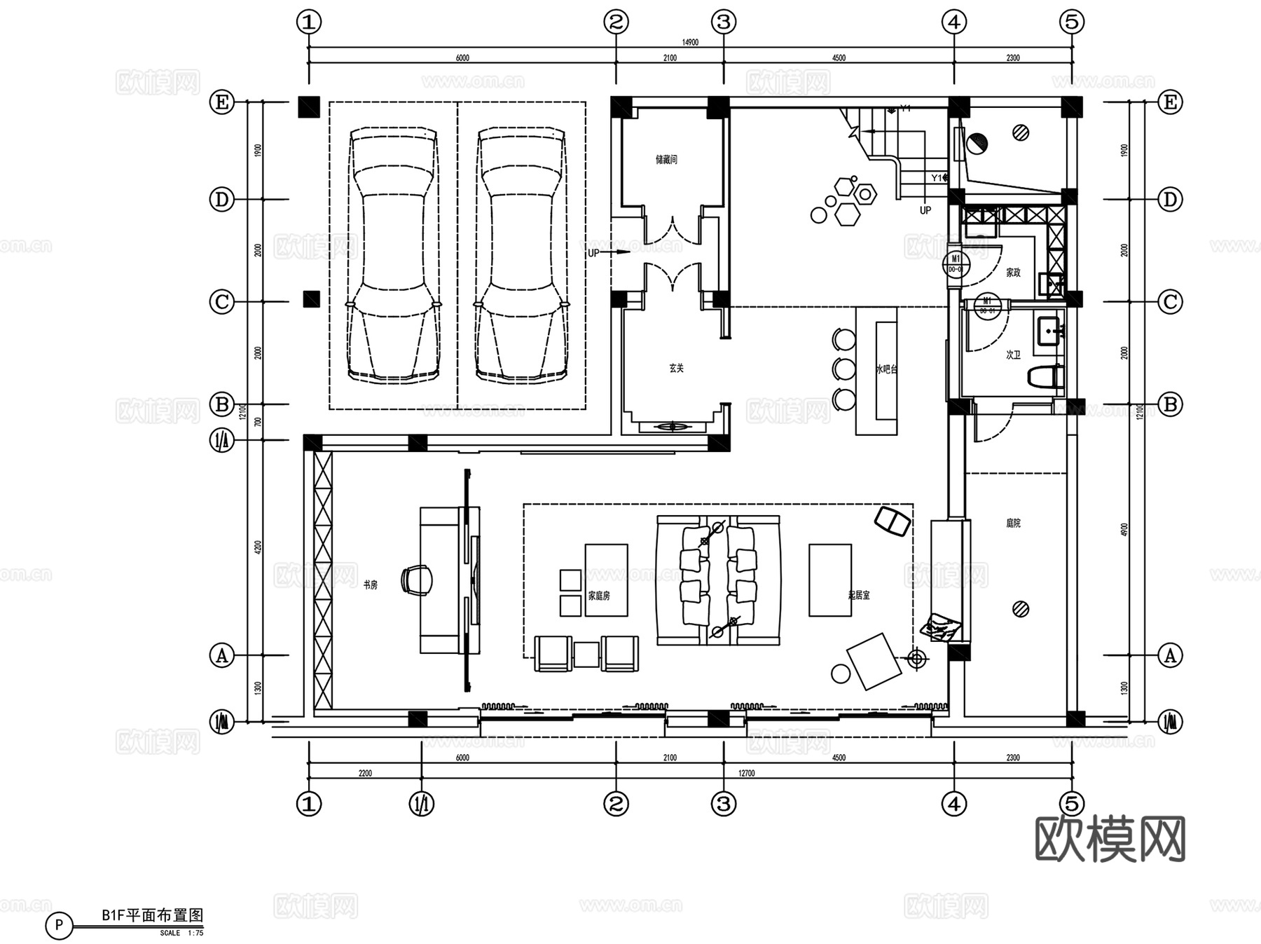 杭州万科郡西三期样板房室内装饰CAD施工图全集cad施工图