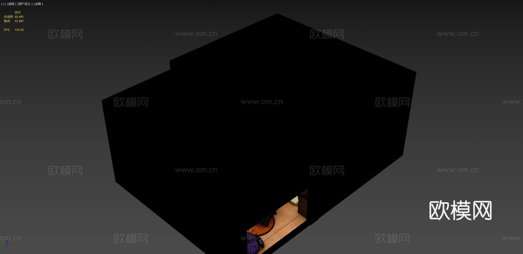 杰瑞少年环境3d模型下载（渲染图4）