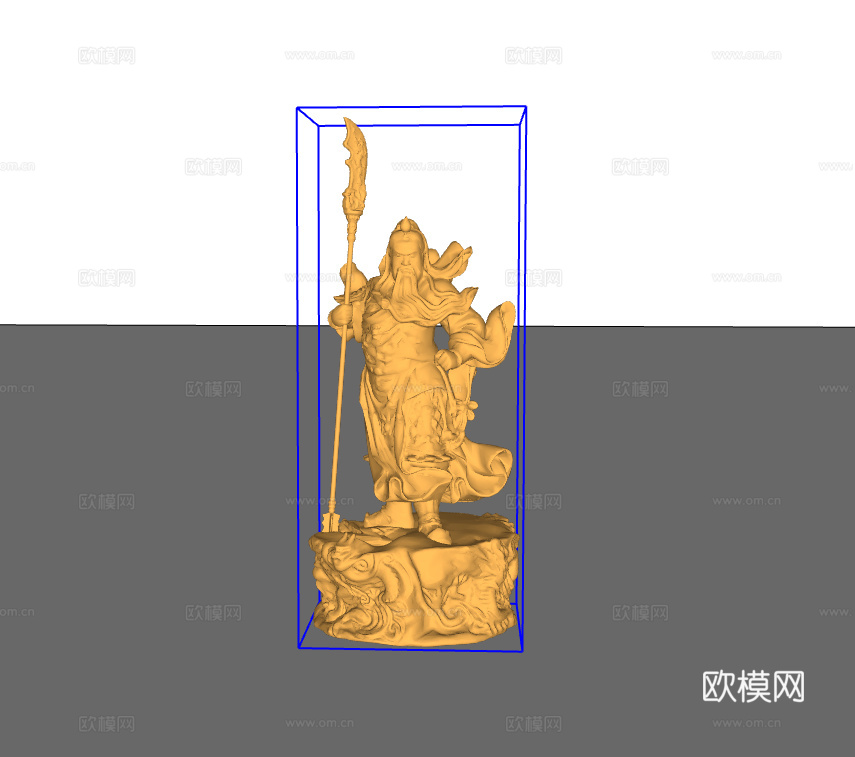 雕塑摆件su模型