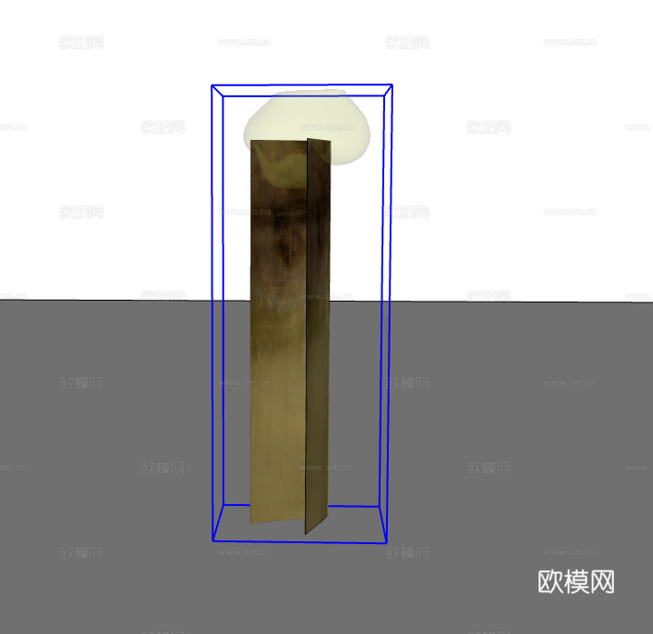 金属雕塑su模型