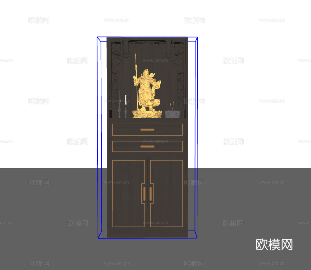 佛龛su模型