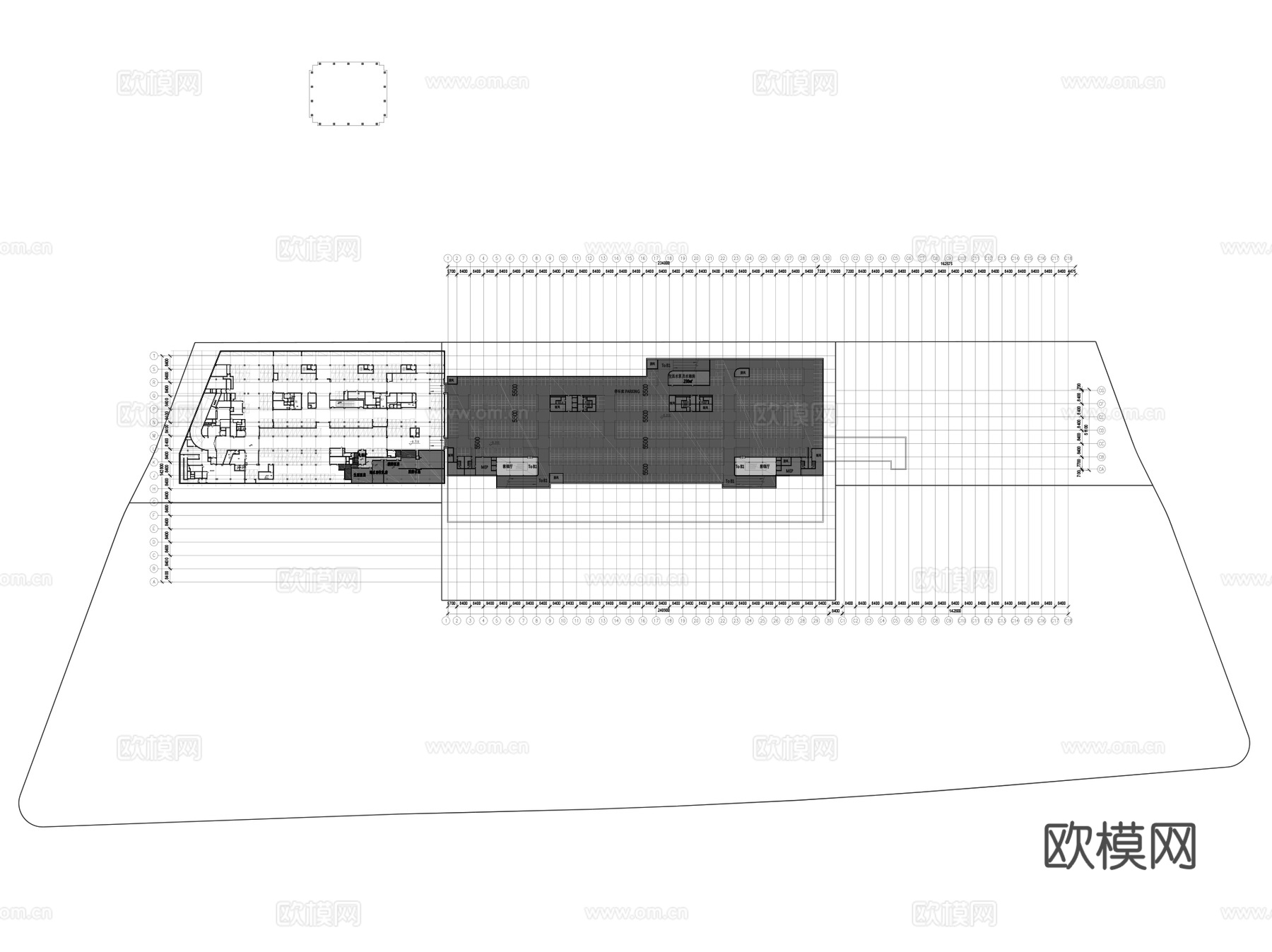华润泰州综合体建筑平面CAD施工图+文本cad施工图
