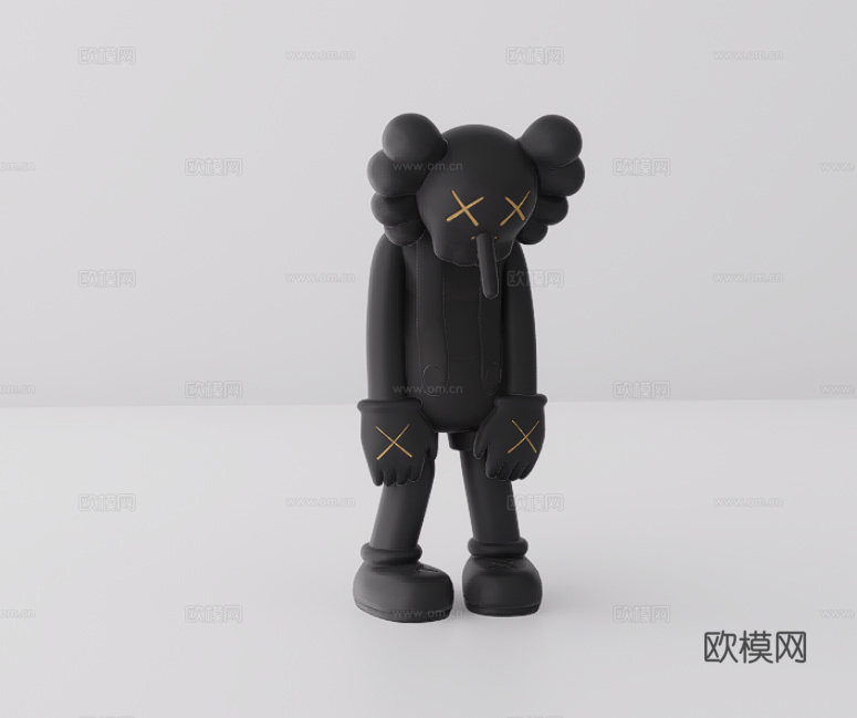 玩偶手办su模型
