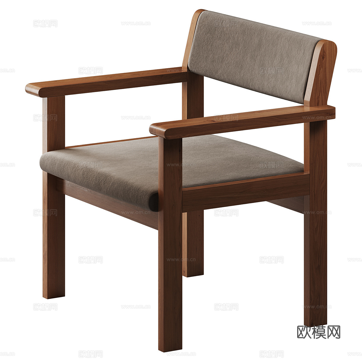 Alde现代休闲椅3d模型