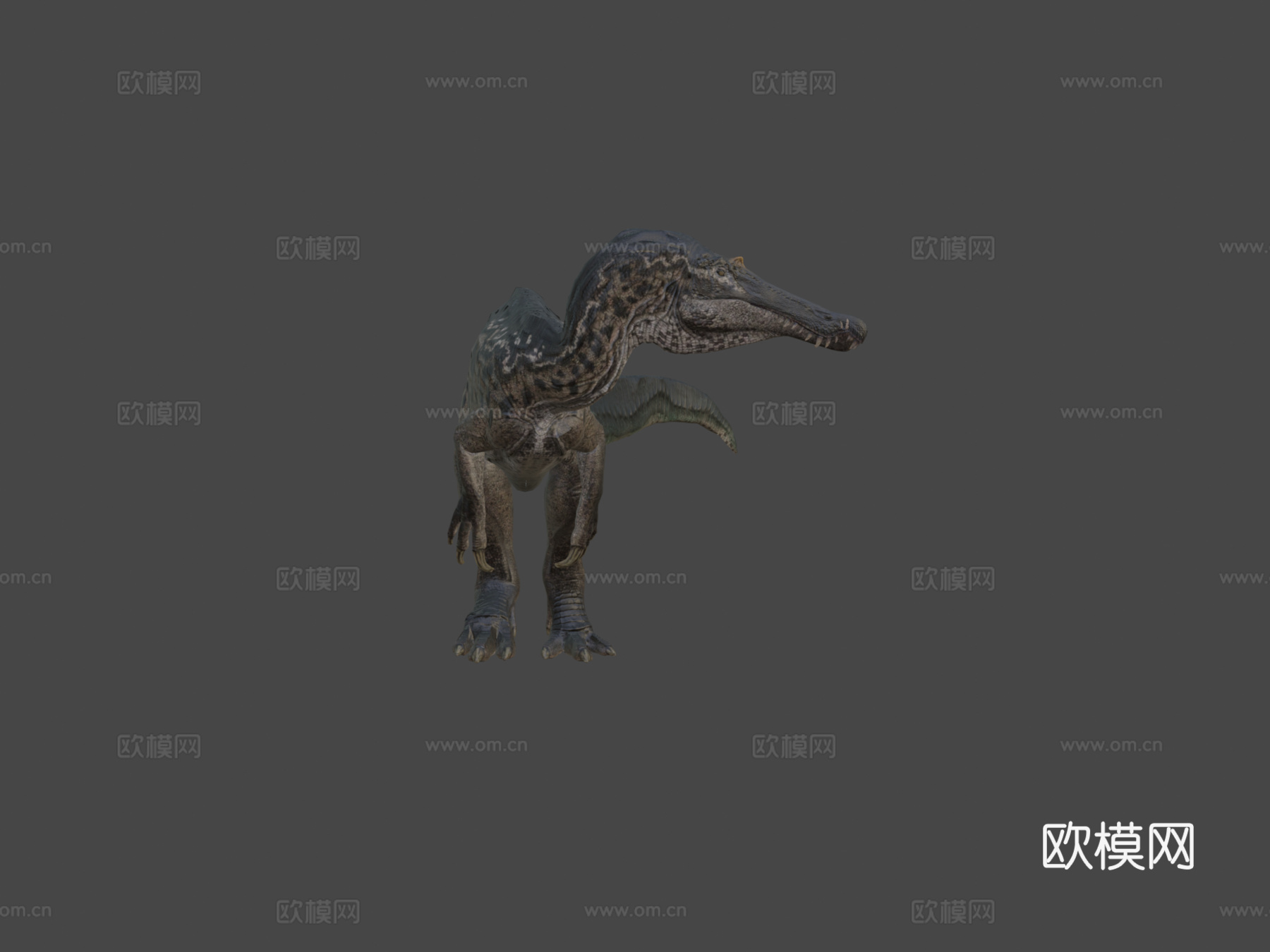 SpinotroniC制作的2022精确版重爪龙3d模型下载（渲染图5）