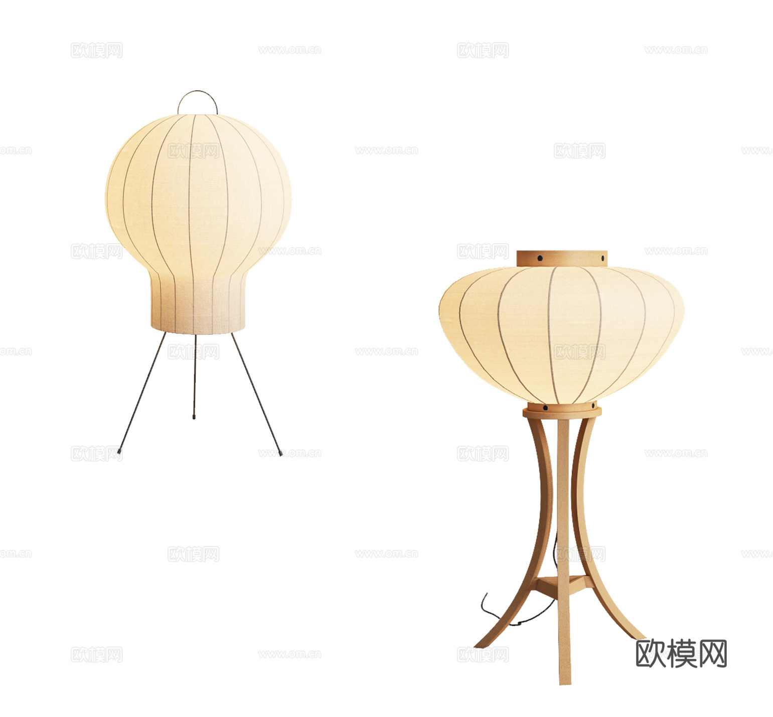 新中式落地灯 地灯 艺术吊灯 台灯 异形台灯 异形落地灯3d模型下载