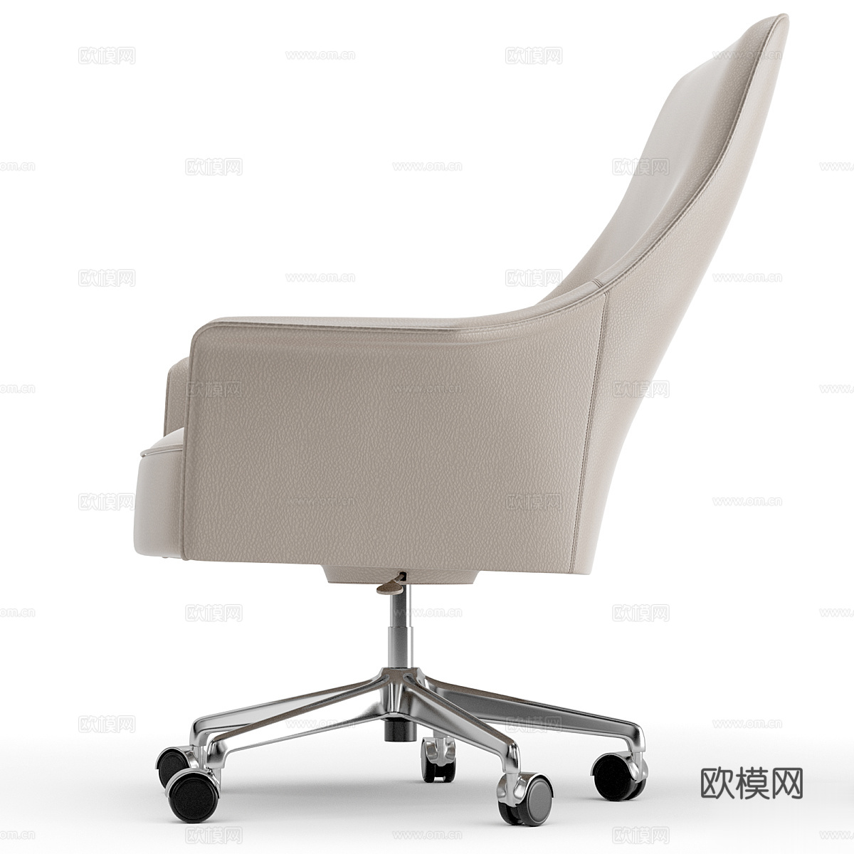 现代意式办公桌椅3d模型下载（渲染图5）