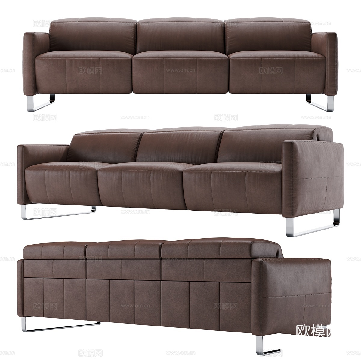 Natuzzi Italia Sophy 沙发3d模型下载