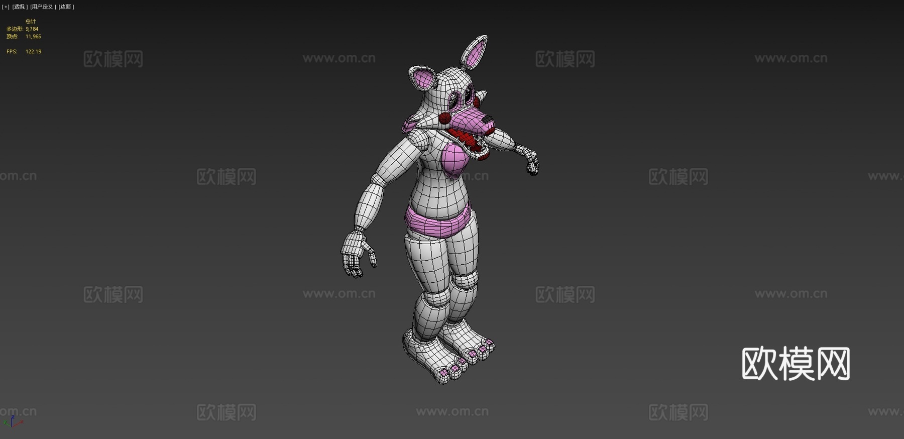 FNAF地图3d模型下载（渲染图4）