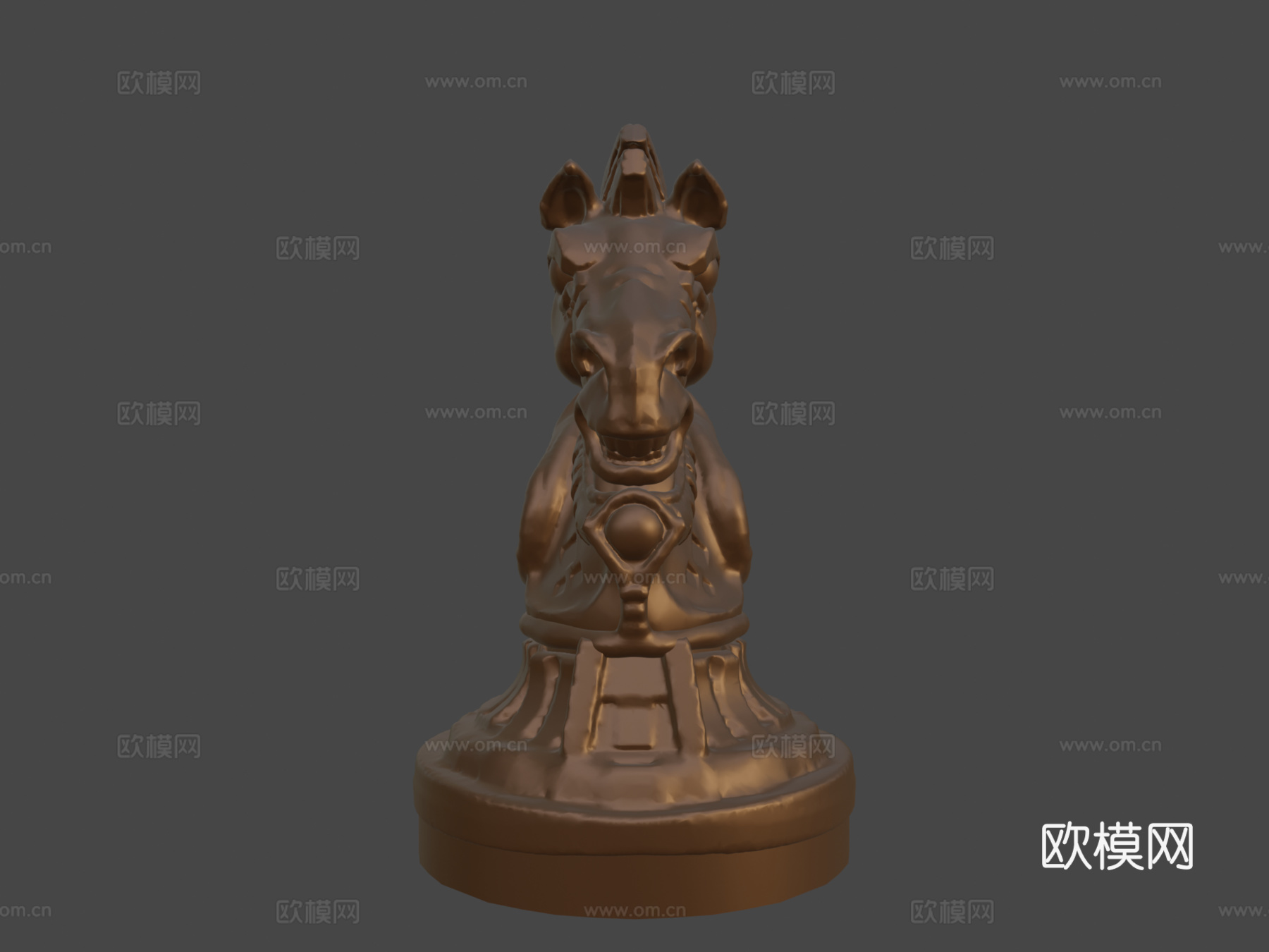 国际象棋骑士3d模型下载（渲染图6）