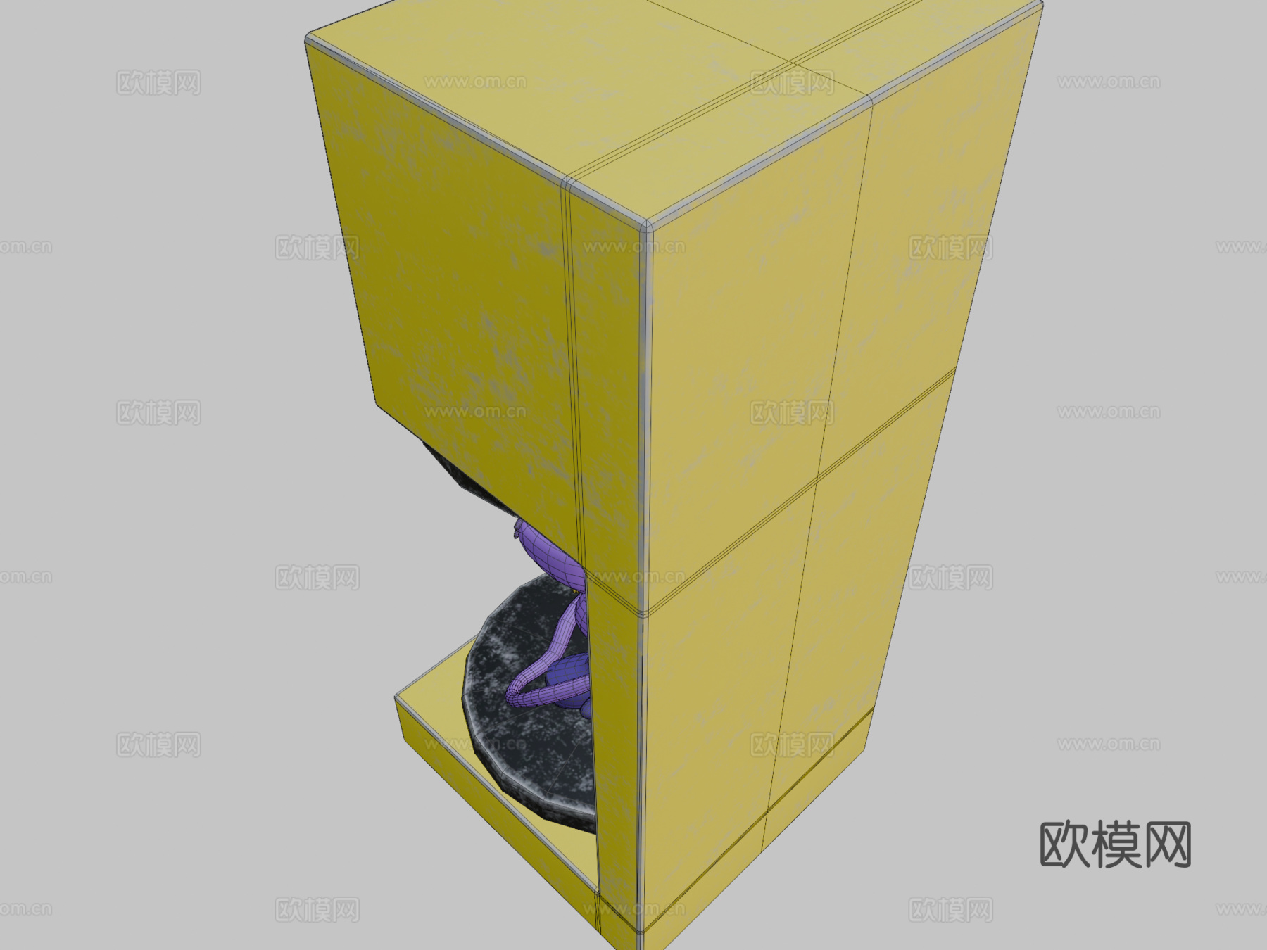 猫憩玩具扫描仪3d模型下载（渲染图2）