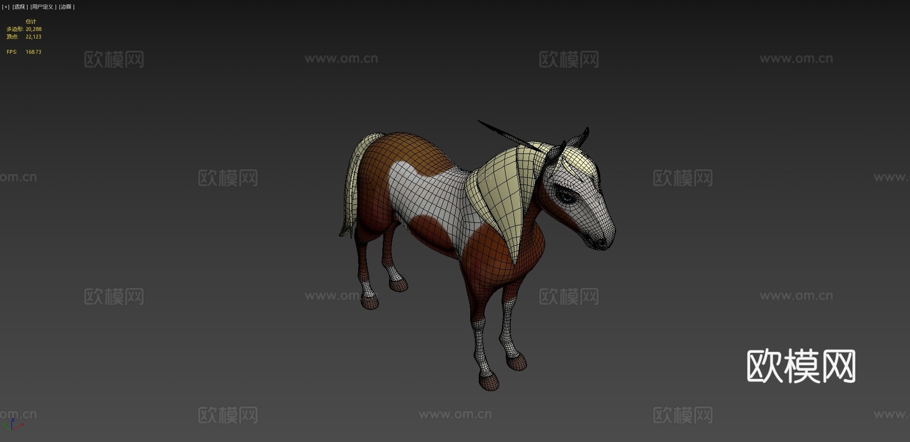 粉丝作品-雨3d模型下载（渲染图4）