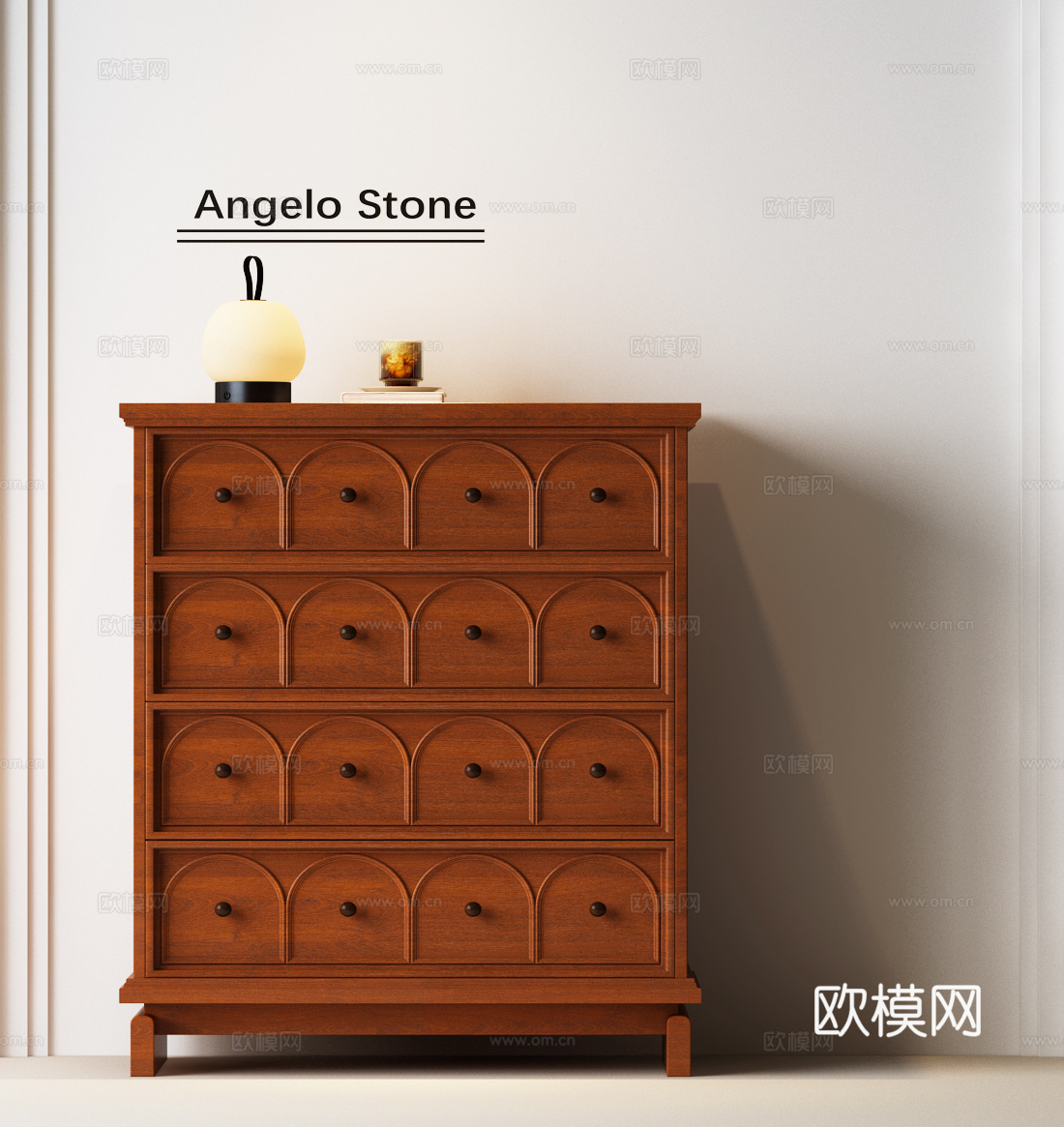 现代斗柜 现代装饰柜 现代边柜3d模型下载