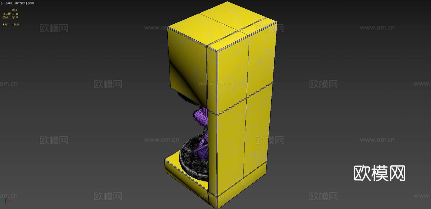 猫憩玩具扫描仪3d模型下载（渲染图4）