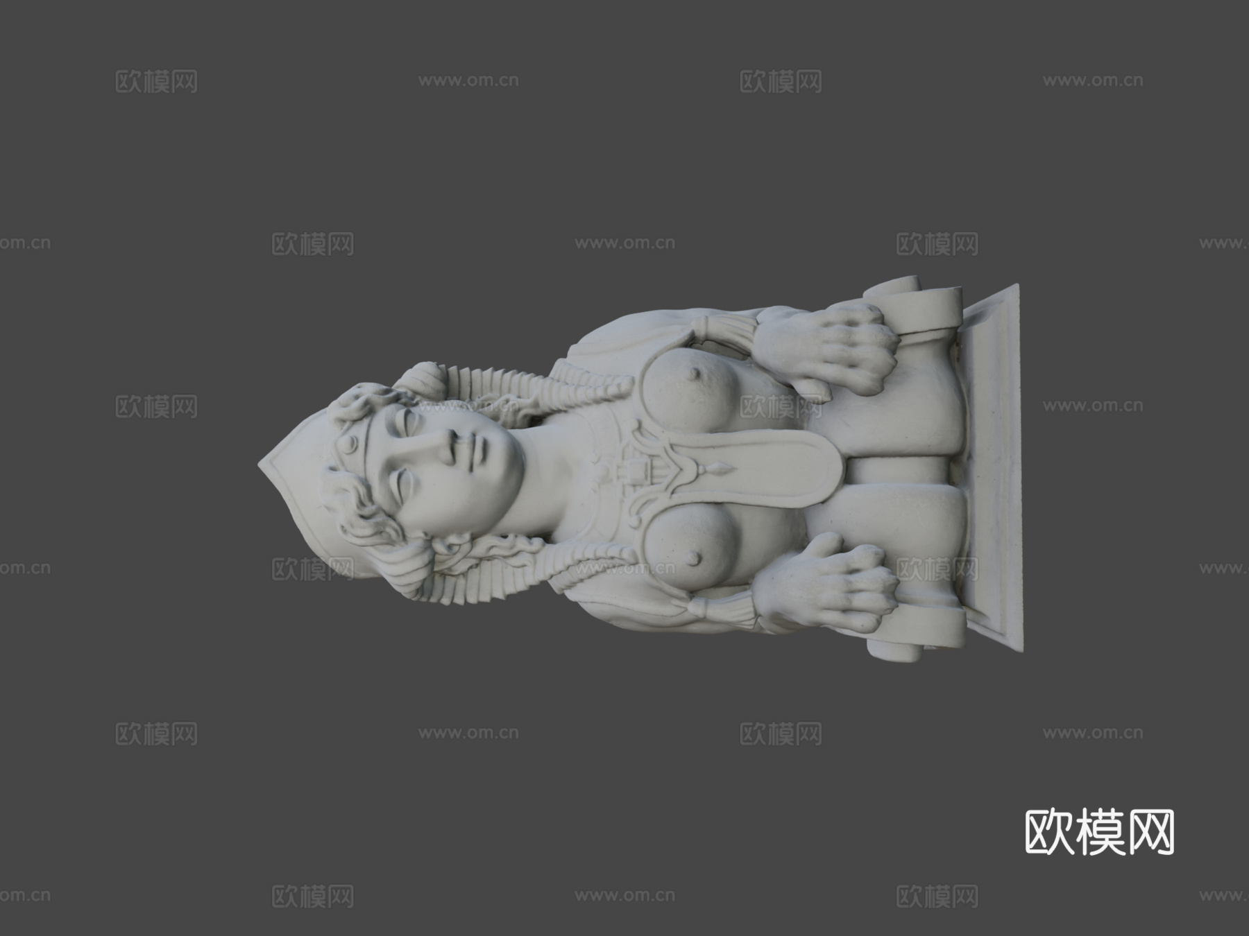 斯芬克斯3d模型下载（渲染图8）