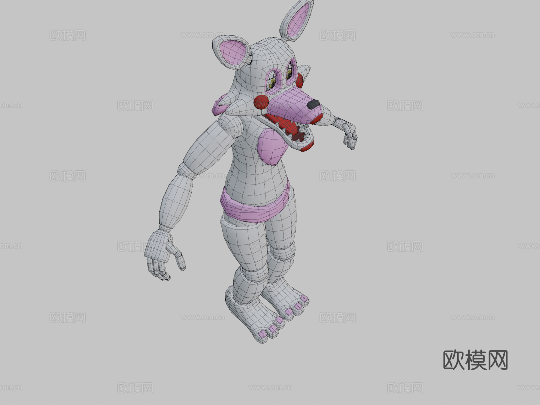 FNAF地图3d模型下载（渲染图2）