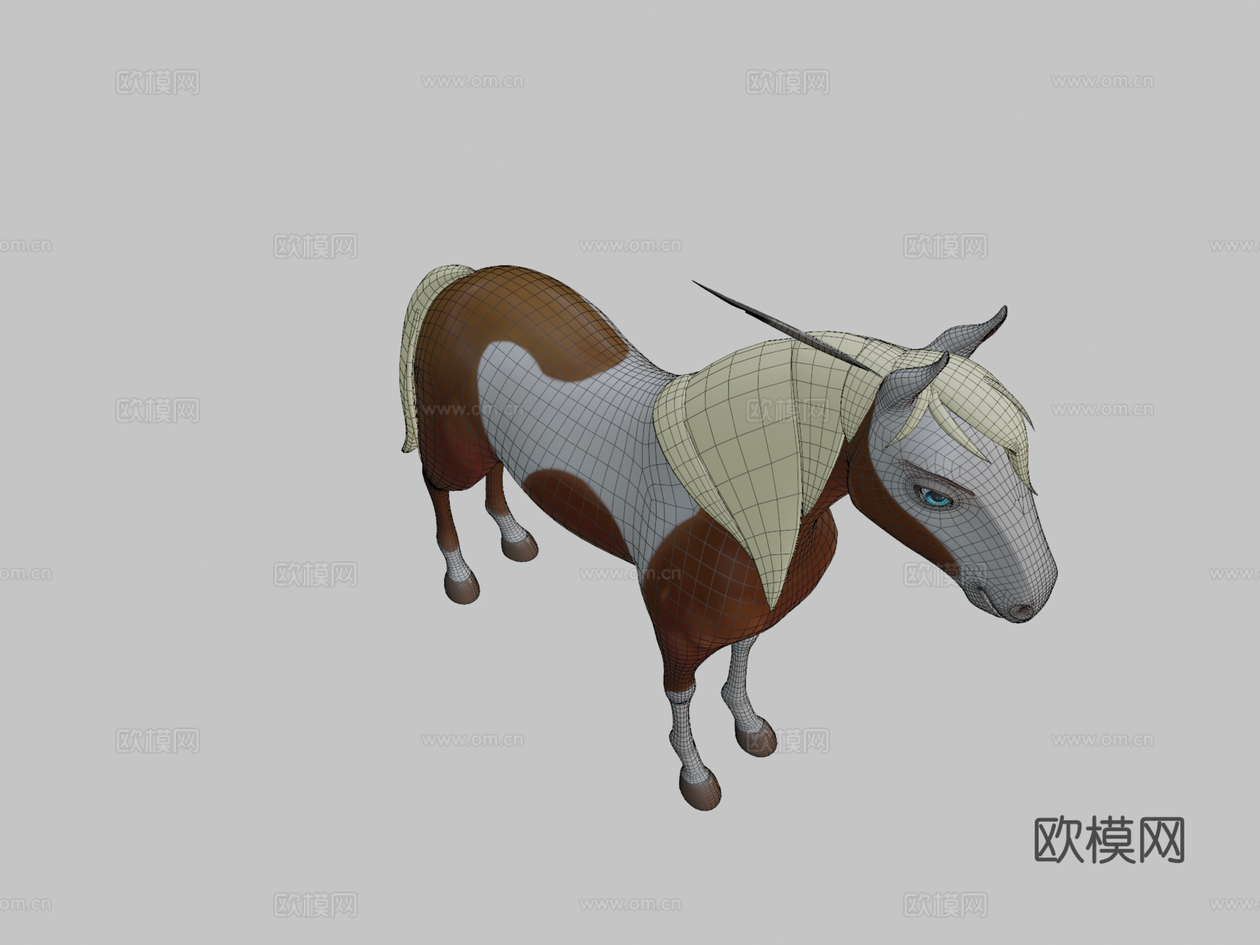 粉丝作品-雨3d模型下载（渲染图2）