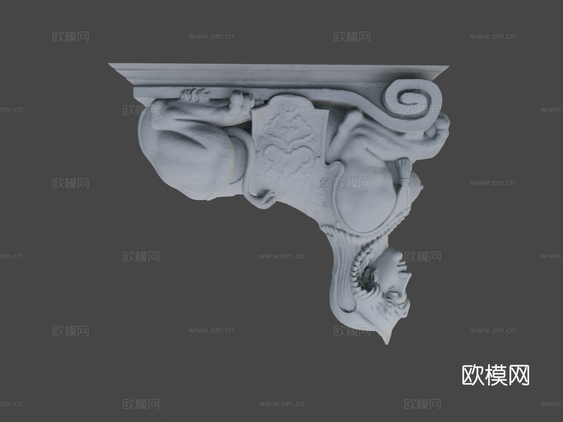 斯芬克斯3d模型下载（渲染图6）