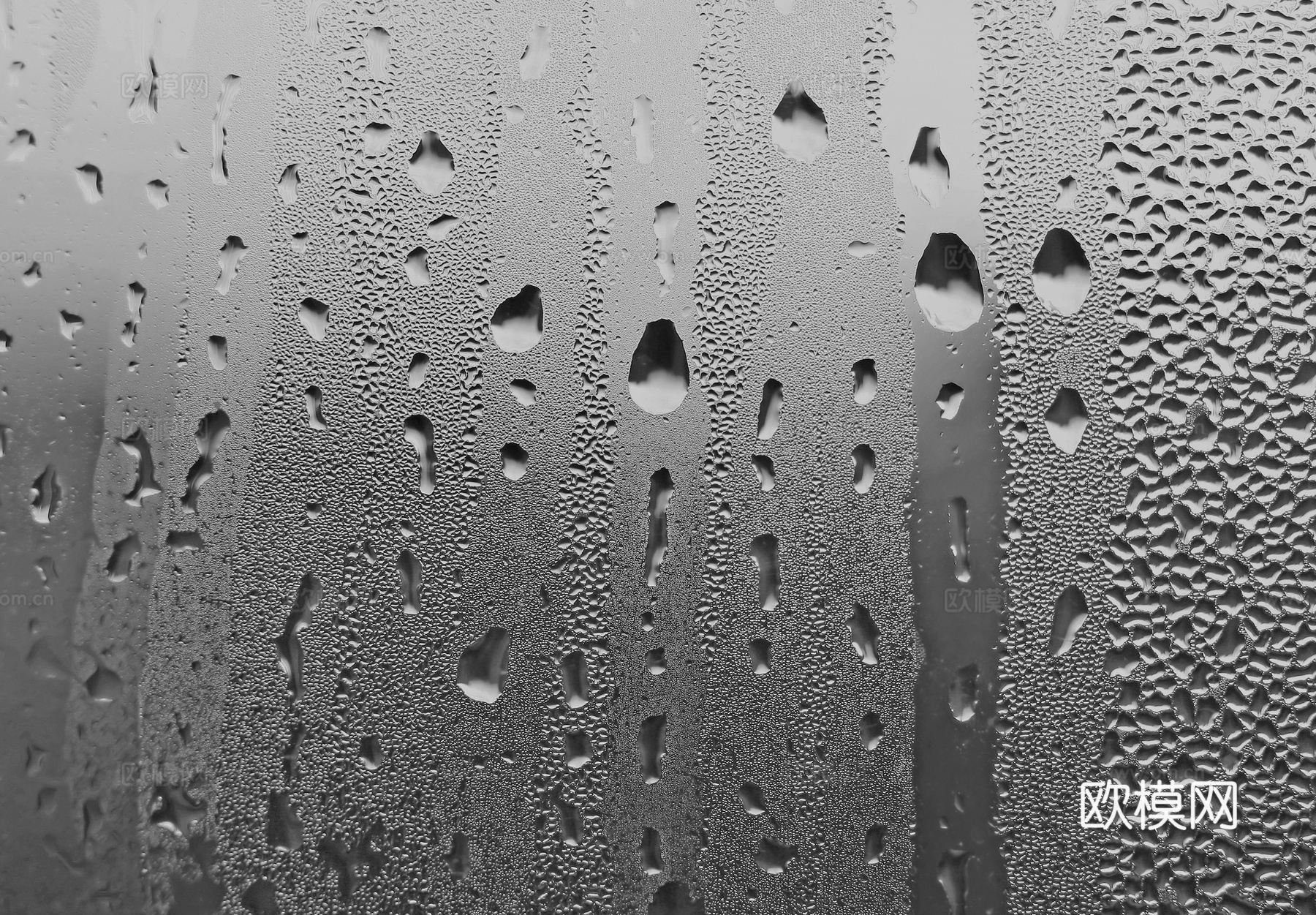 雨滴玻璃