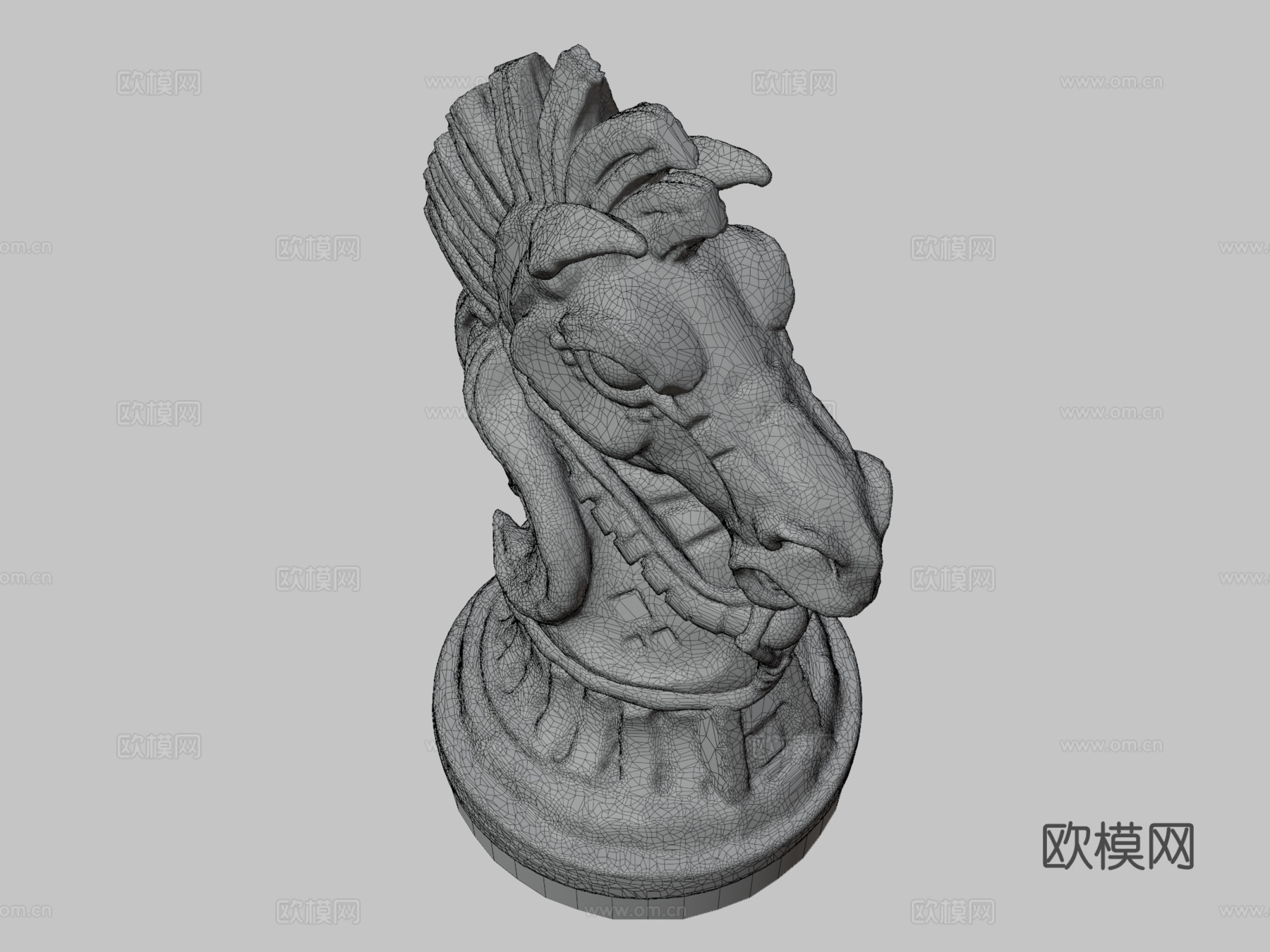 国际象棋骑士3d模型下载（渲染图3）