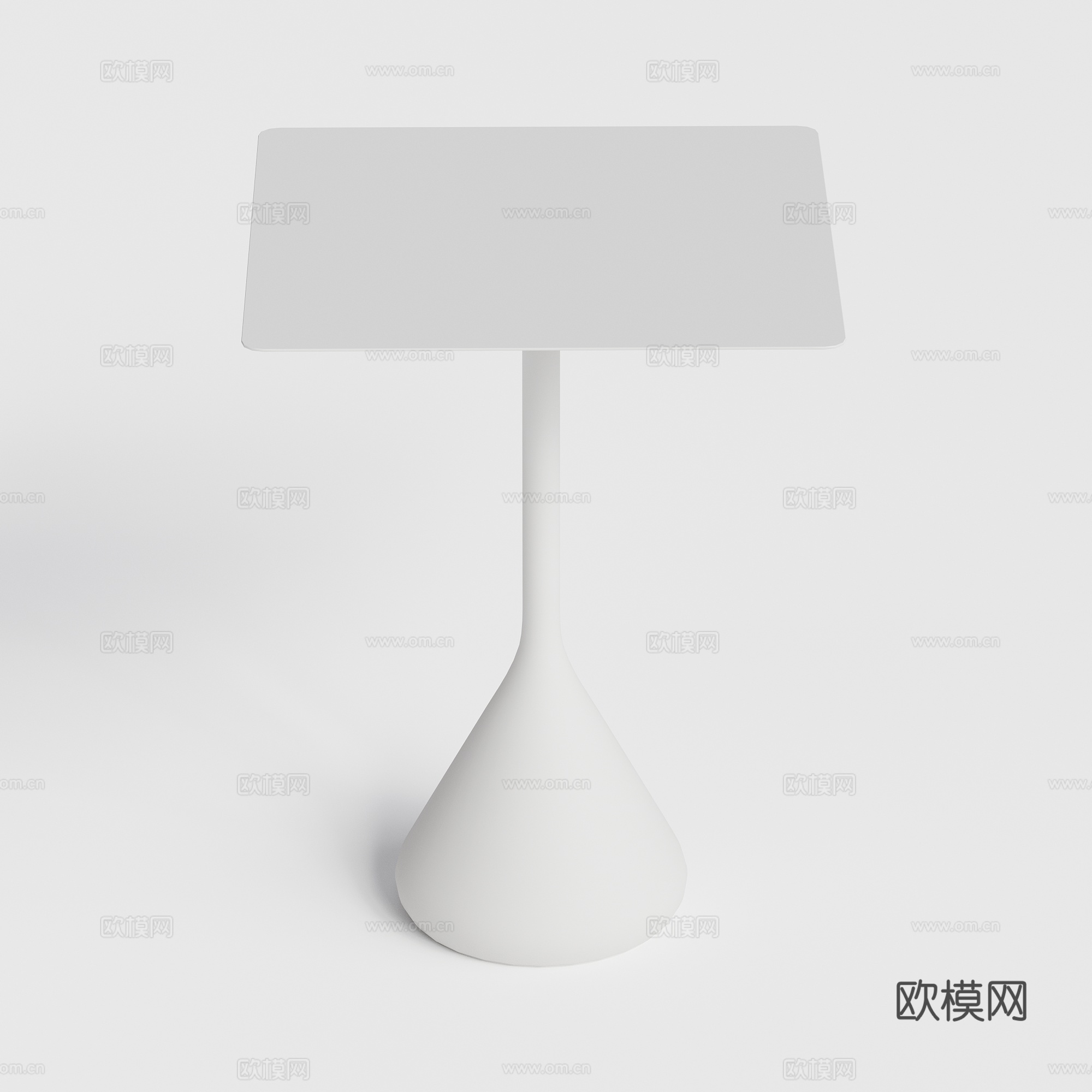 DEDON - 现代户外桌 方形吧桌 金属吧桌组合3d模型下载