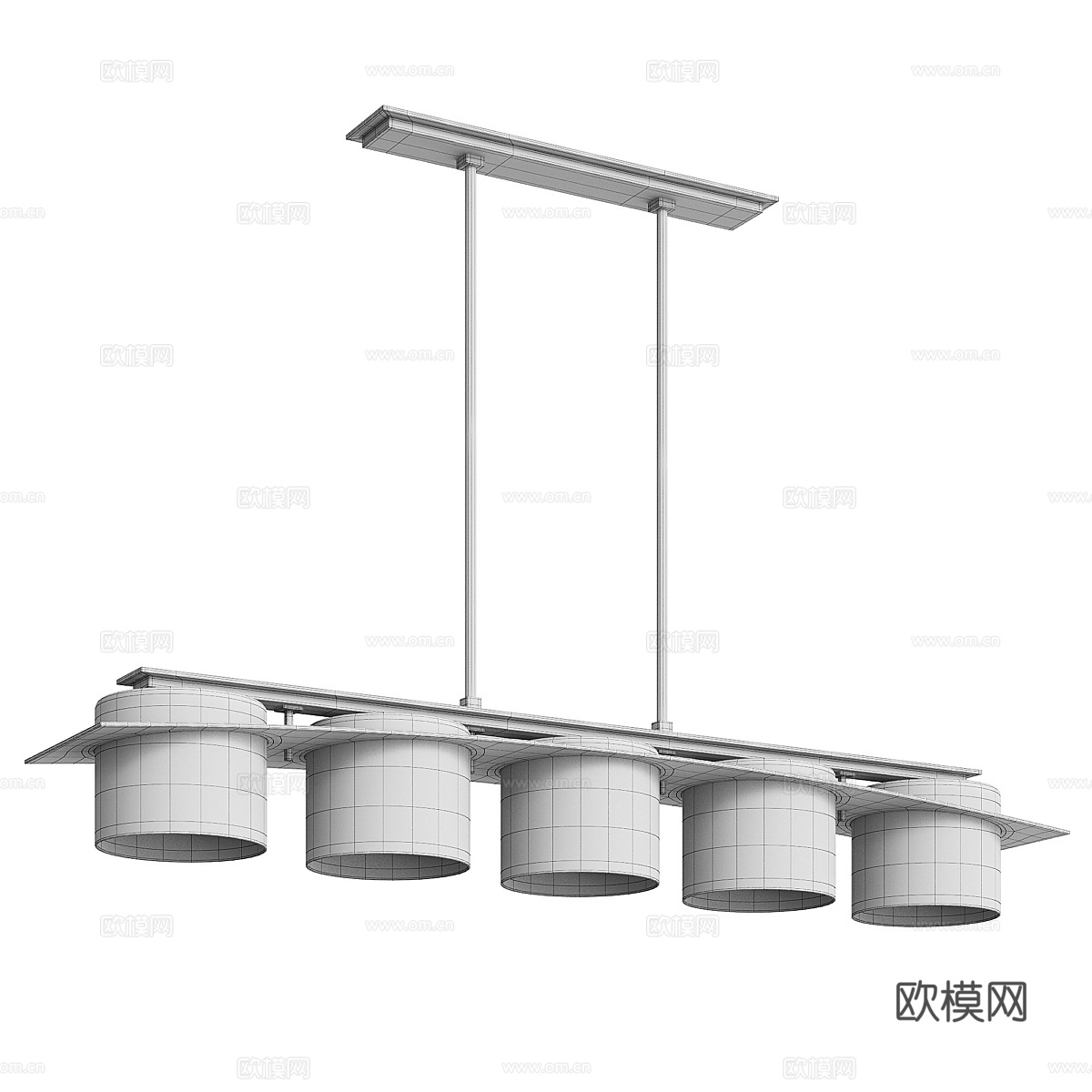 Arc Ellipse现代吊灯3d模型