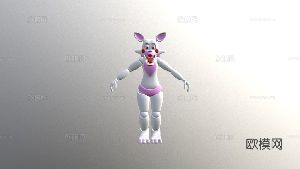 FNAF地图3d模型下载（渲染图1）