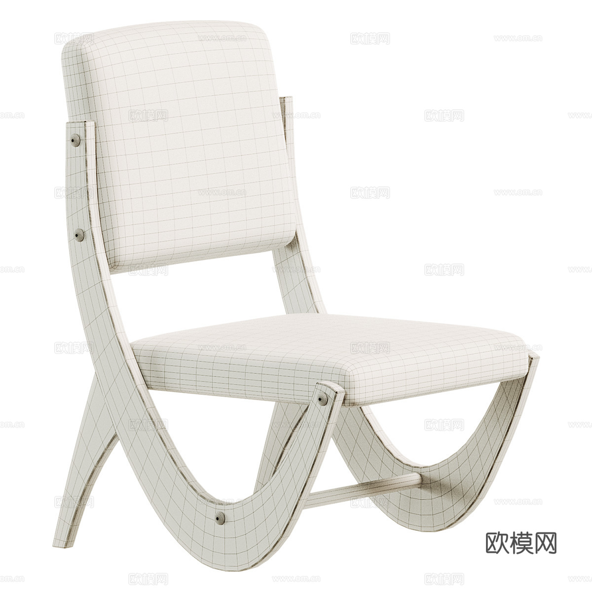 Caldas现代扶手椅3d模型