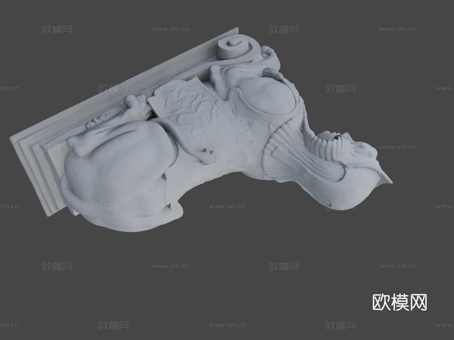 斯芬克斯3d模型下载（渲染图7）