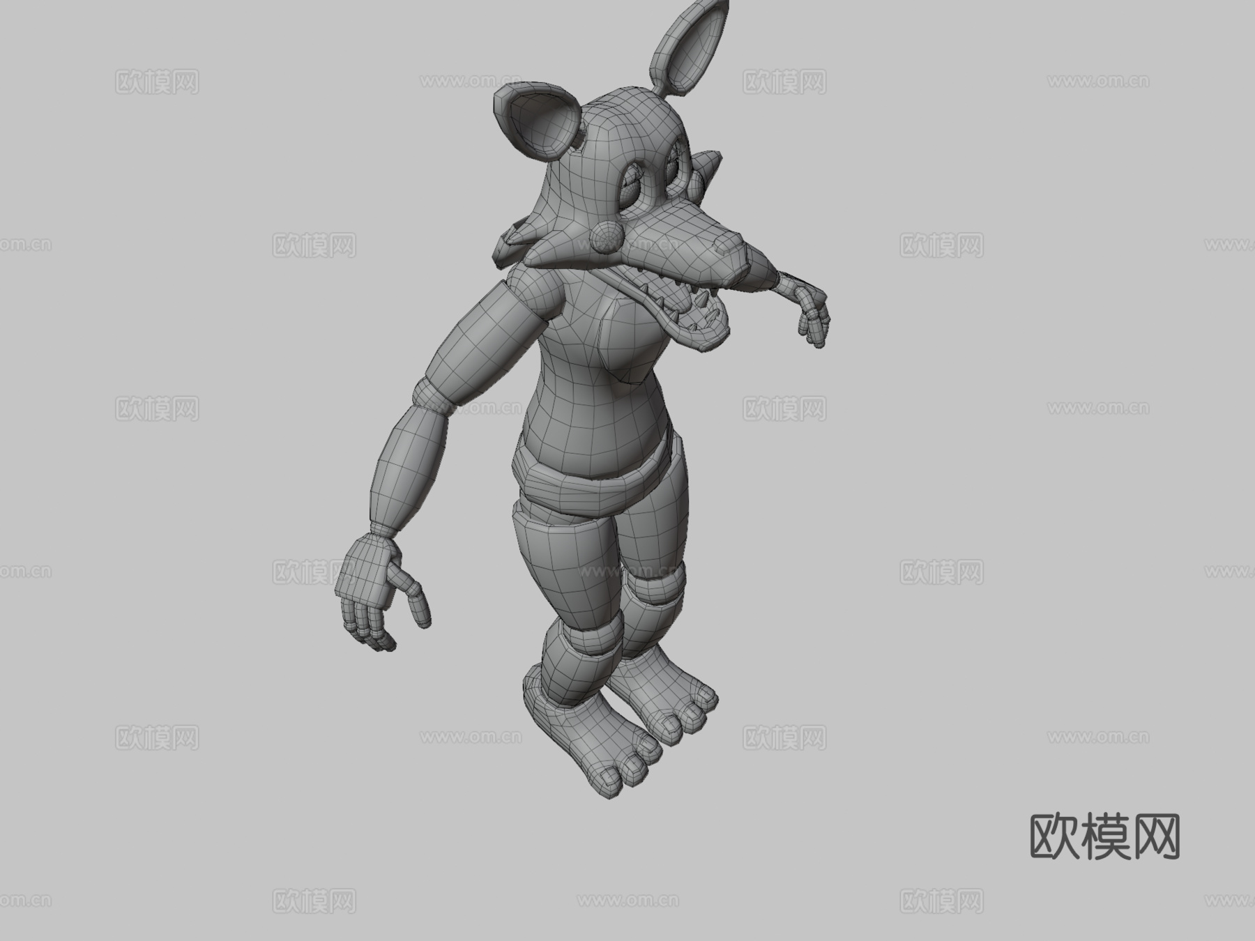 FNAF地图3d模型下载（渲染图3）