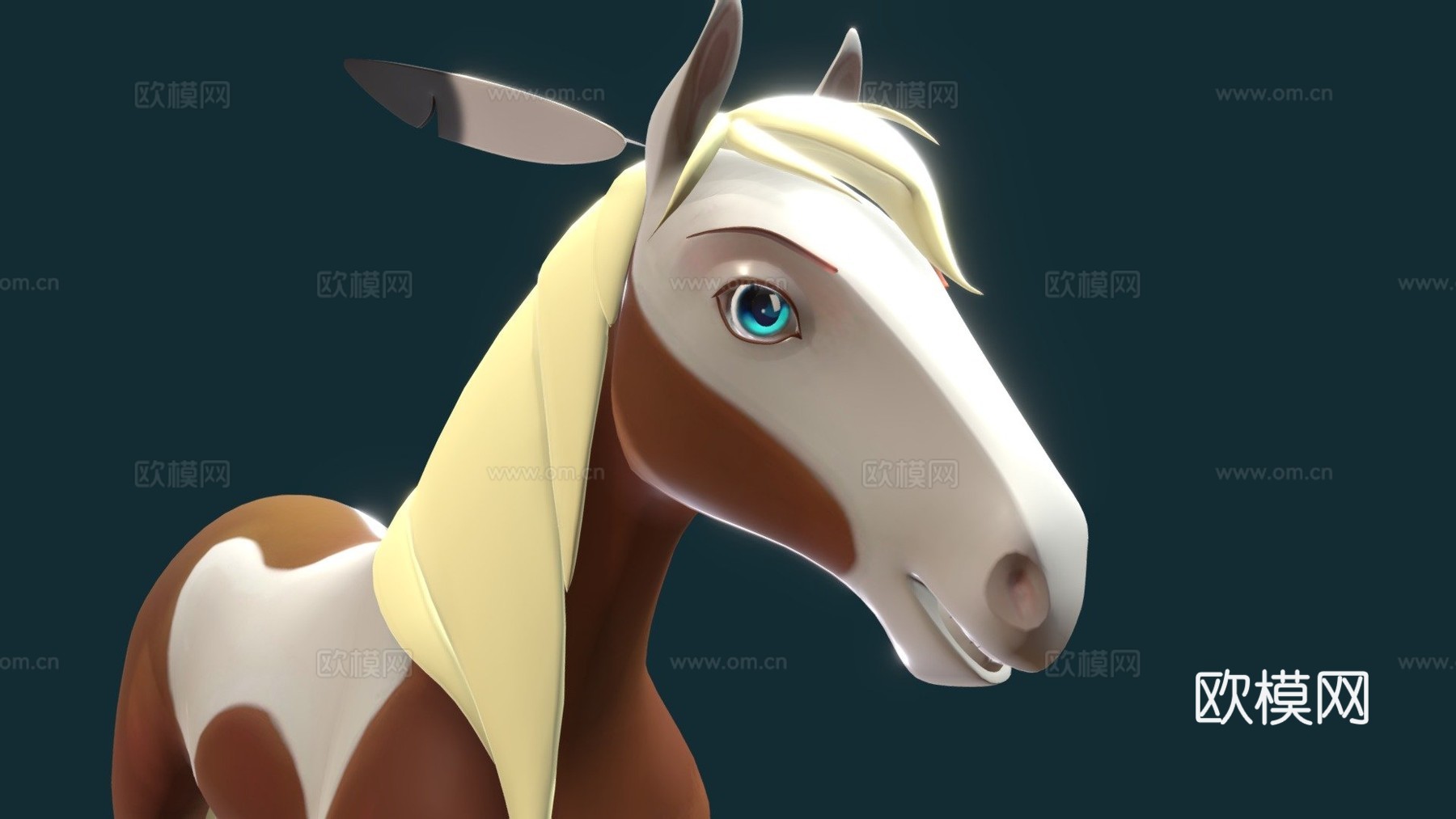 粉丝作品-雨3d模型下载（渲染图1）