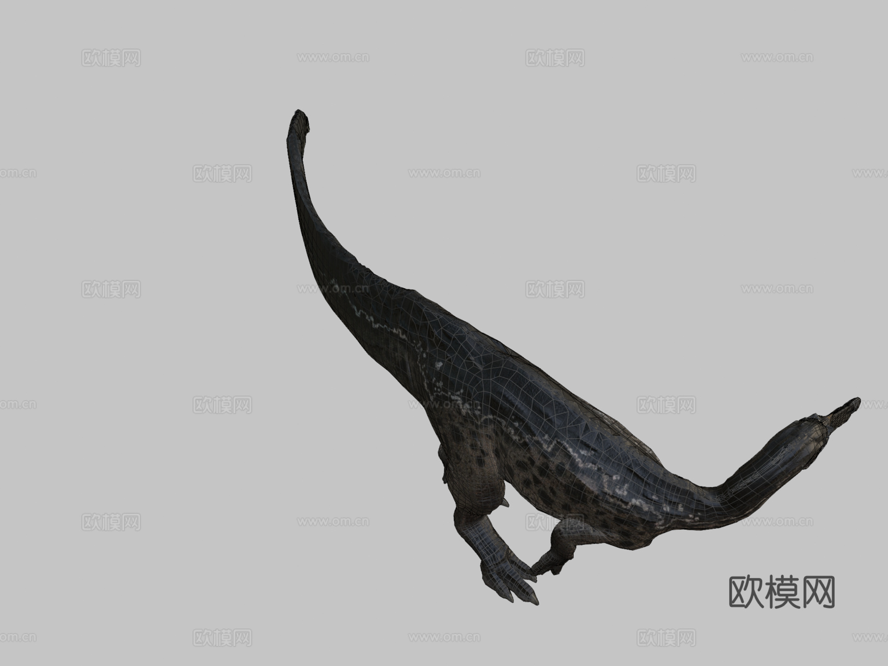 SpinotroniC制作的2022精确版重爪龙3d模型下载（渲染图2）