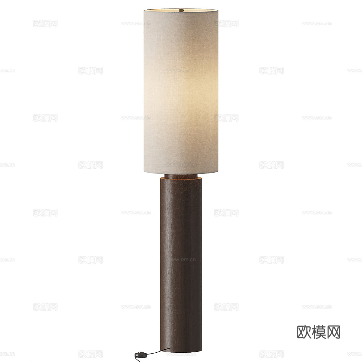 现代意式 Haney 落地灯3d模型下载（渲染图2）