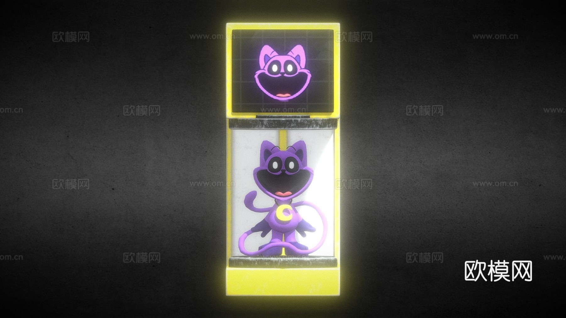 猫憩玩具扫描仪3d模型下载（渲染图1）