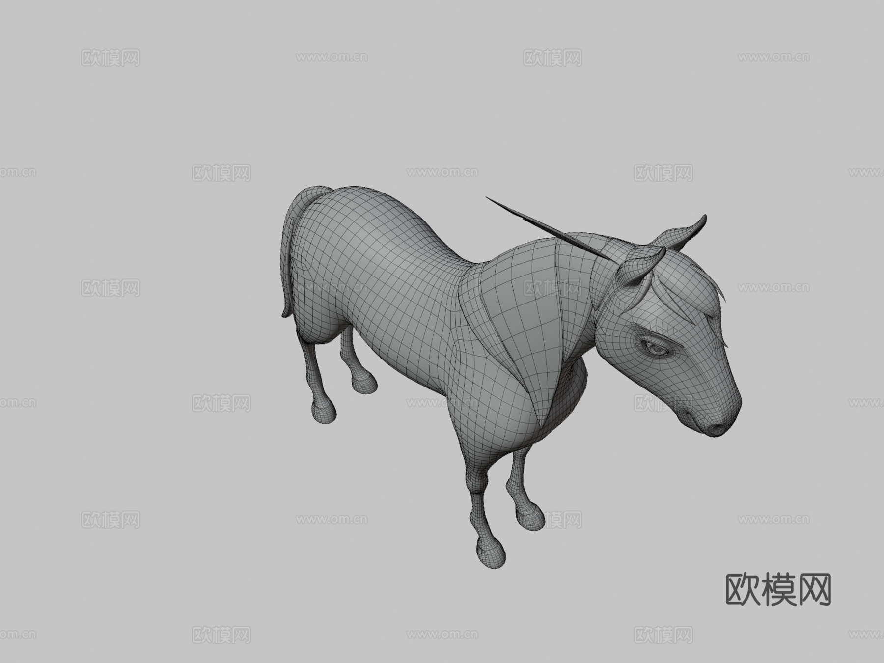 粉丝作品-雨3d模型下载（渲染图3）