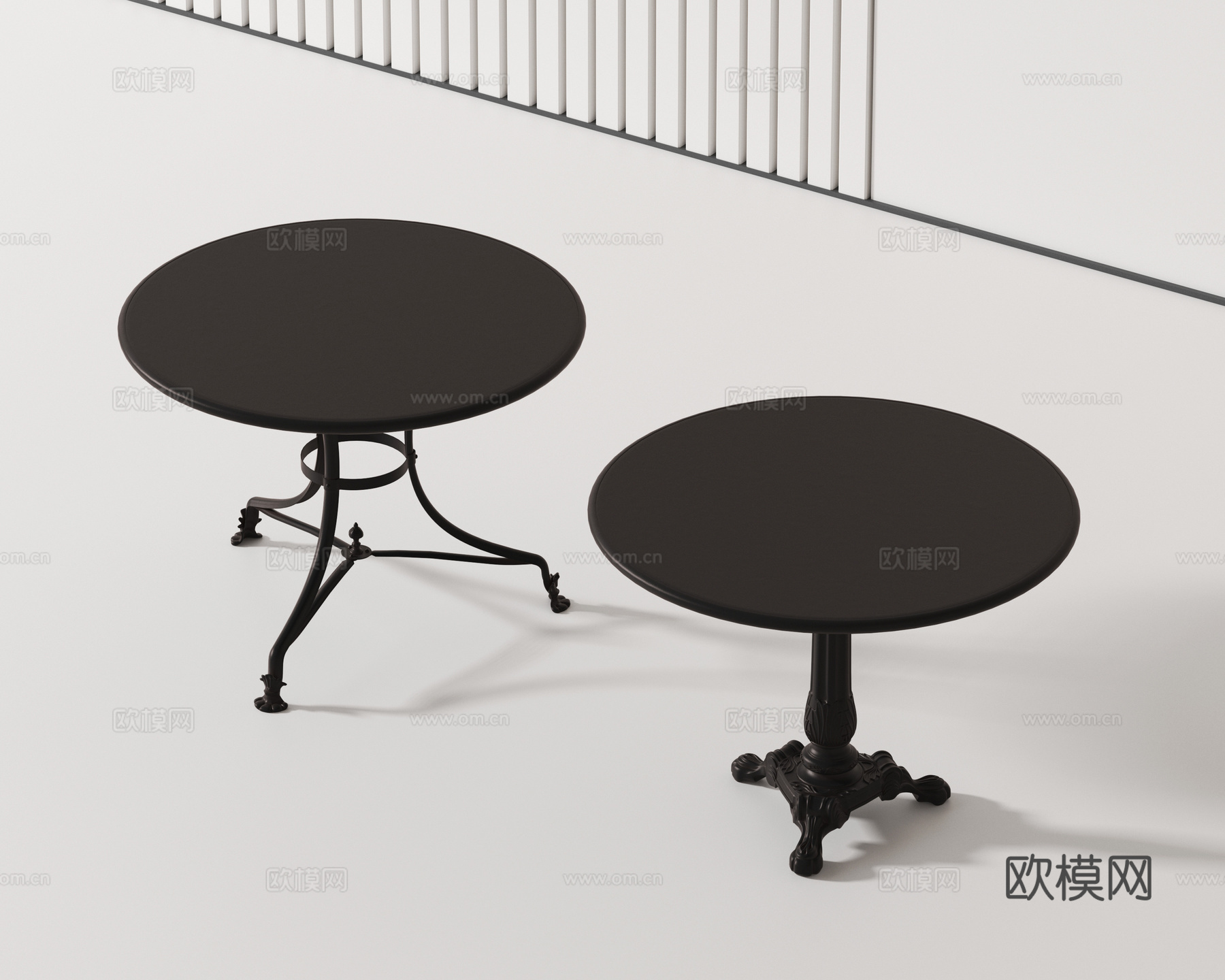 欧式餐桌3d模型
