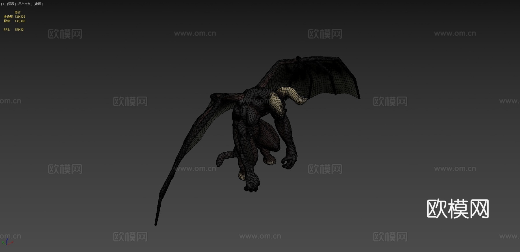 不死者佐德3d模型下载（渲染图4）