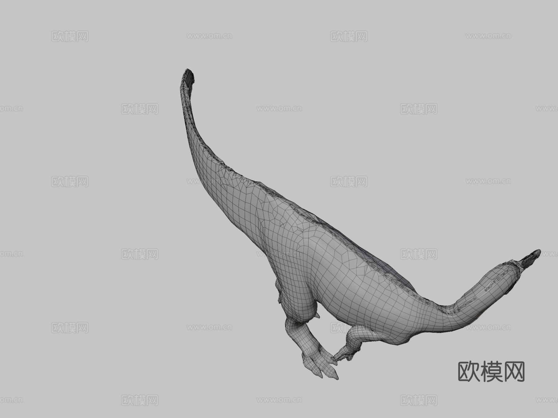 SpinotroniC制作的2022精确版重爪龙3d模型下载（渲染图3）