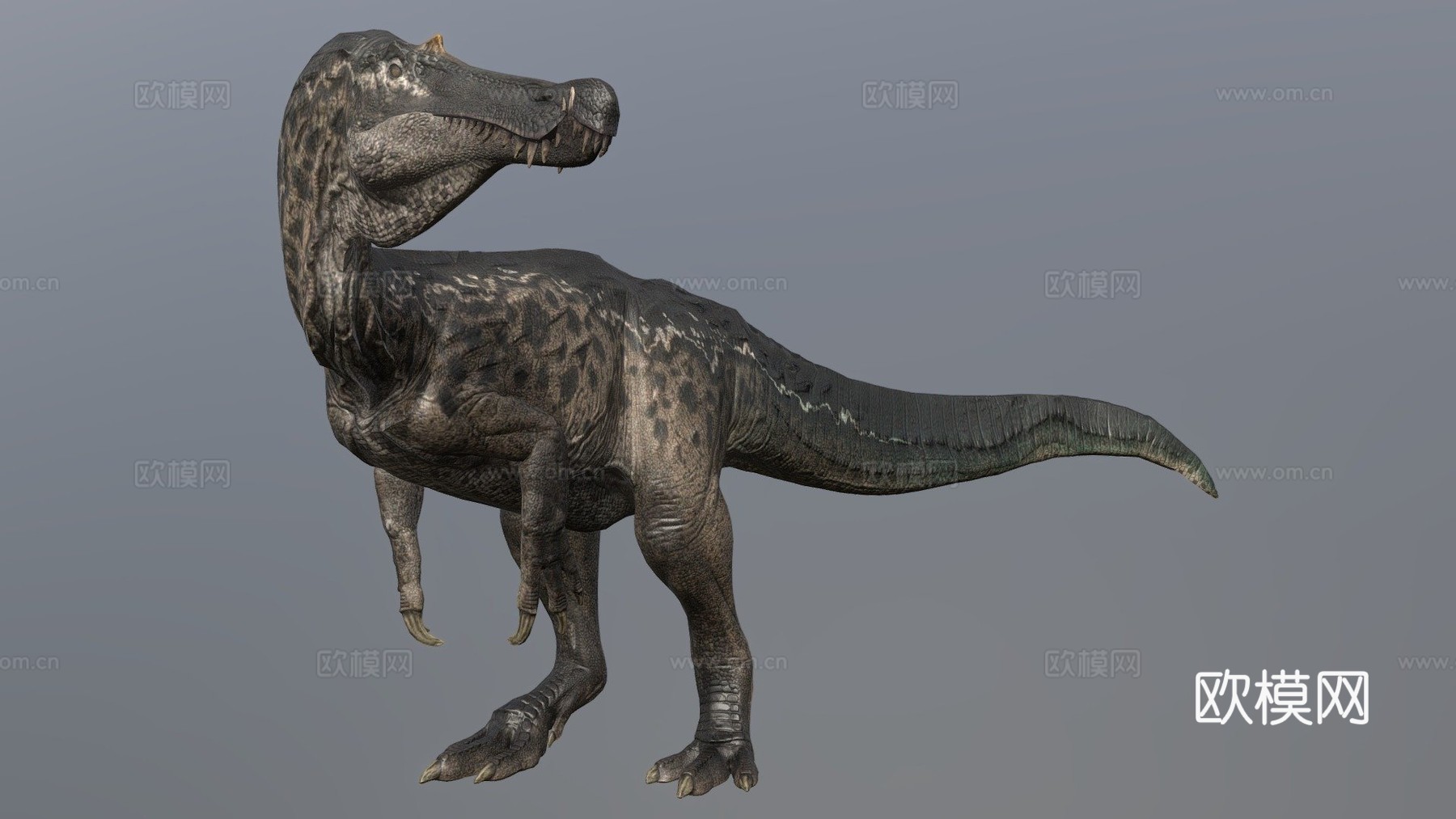 SpinotroniC制作的2022精确版重爪龙3d模型下载（渲染图1）