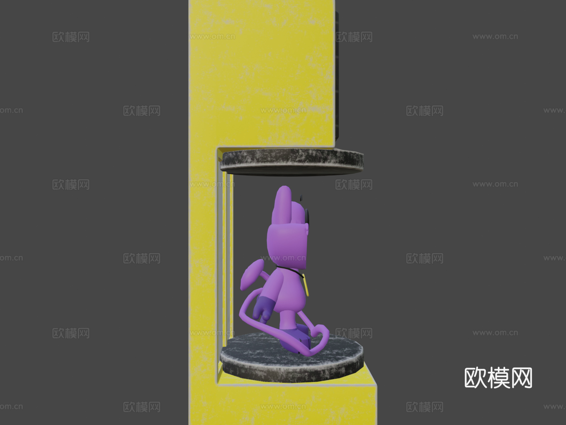 猫憩玩具扫描仪3d模型下载（渲染图6）