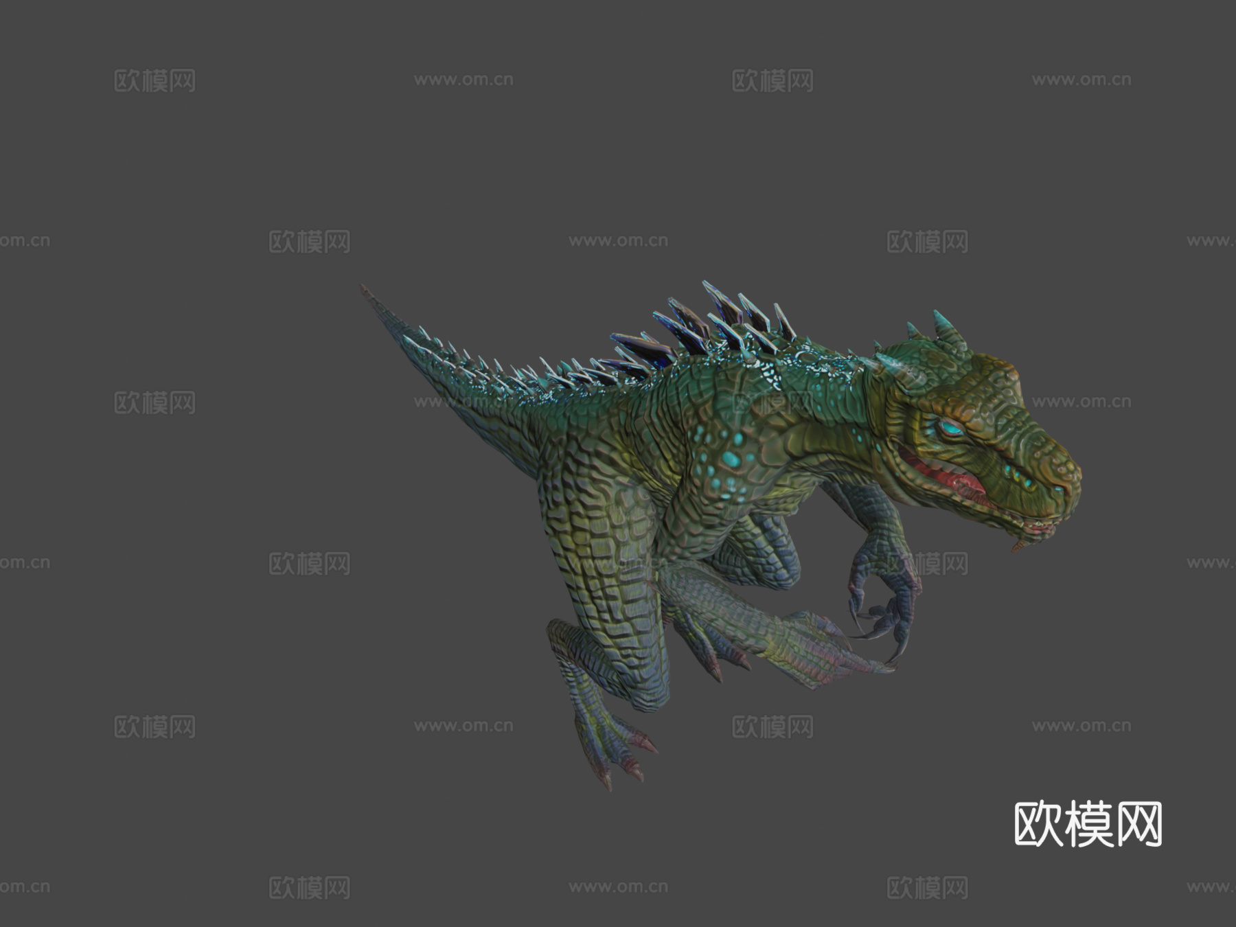 神源怪兽3d模型下载（渲染图8）