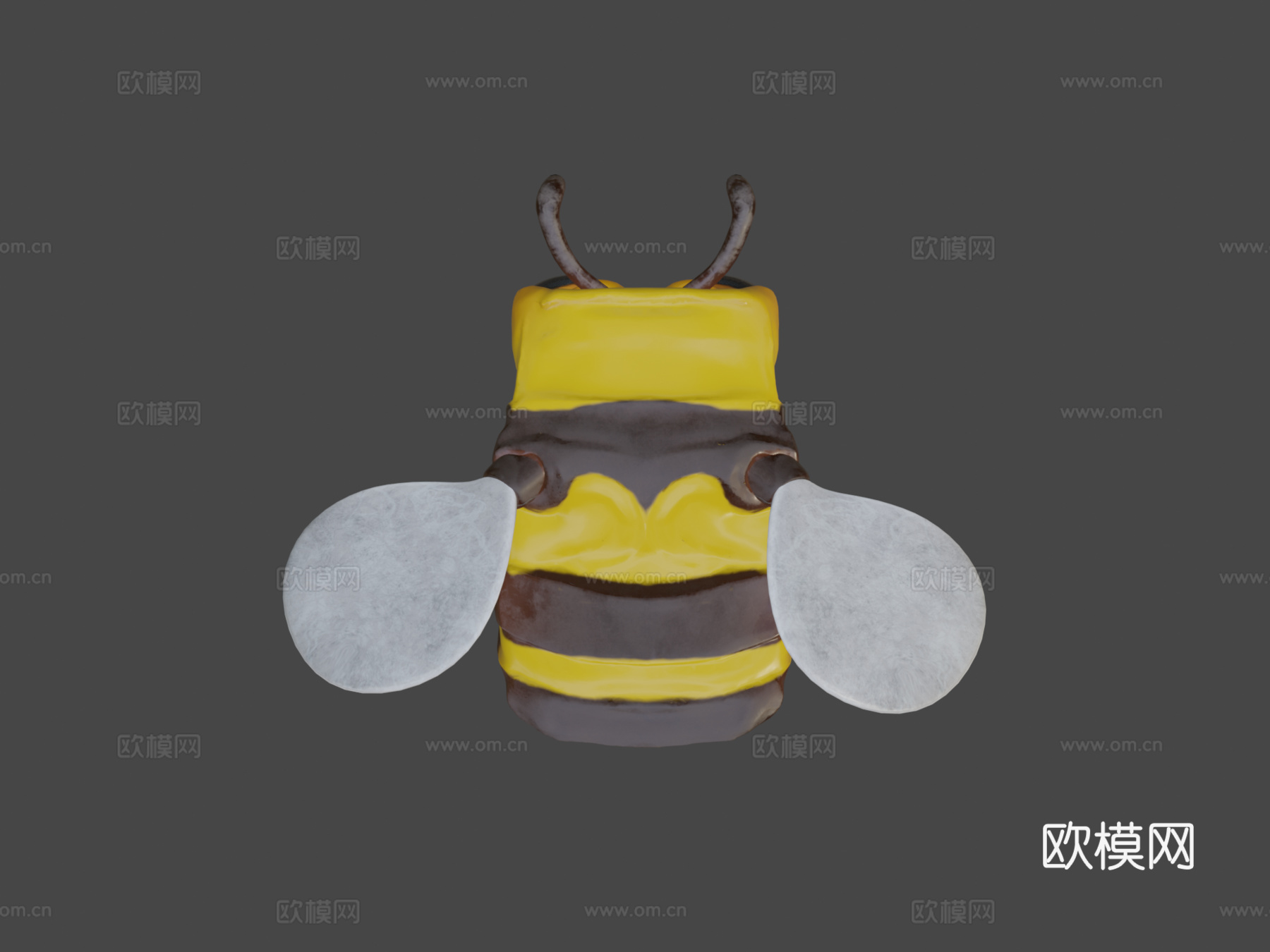 我的世界蜜蜂3d模型下载（渲染图7）