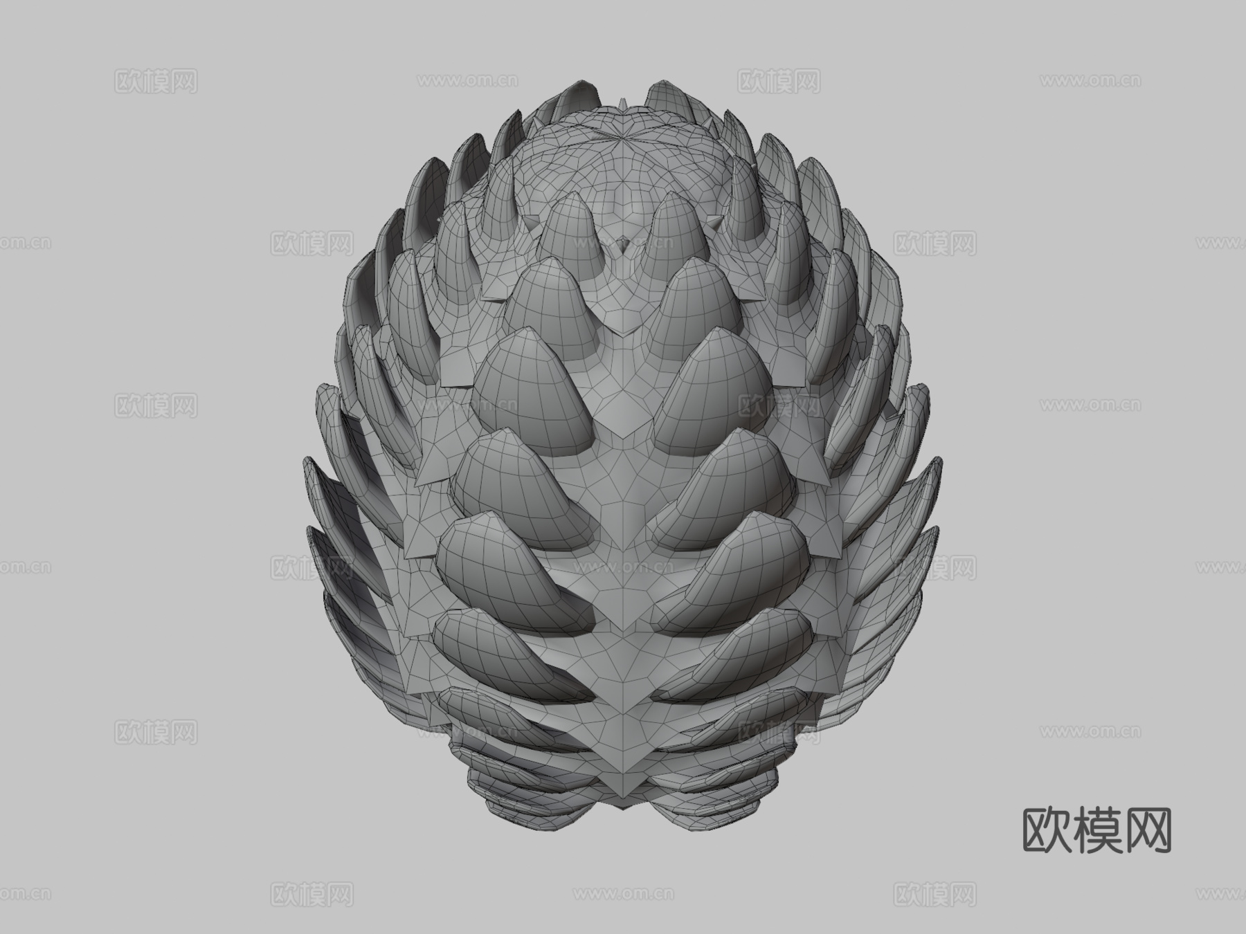 苏门答腊龙蛋3d模型下载（渲染图3）