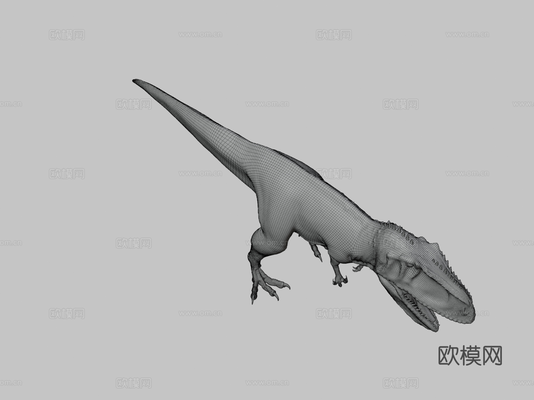 南方巨兽龙3d模型下载（渲染图3）