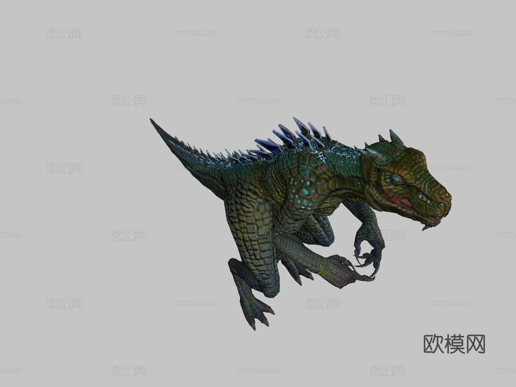 神源怪兽3d模型下载（渲染图2）