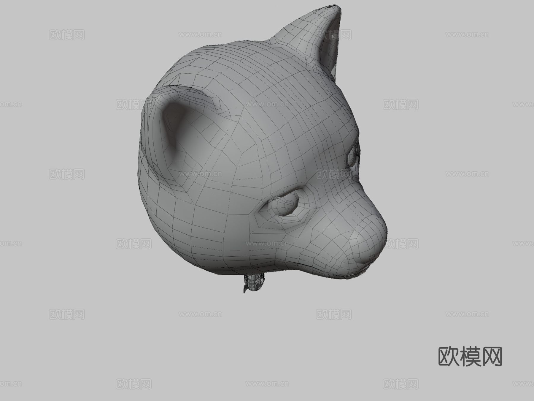 登月狗狗热气球3d模型下载（渲染图3）