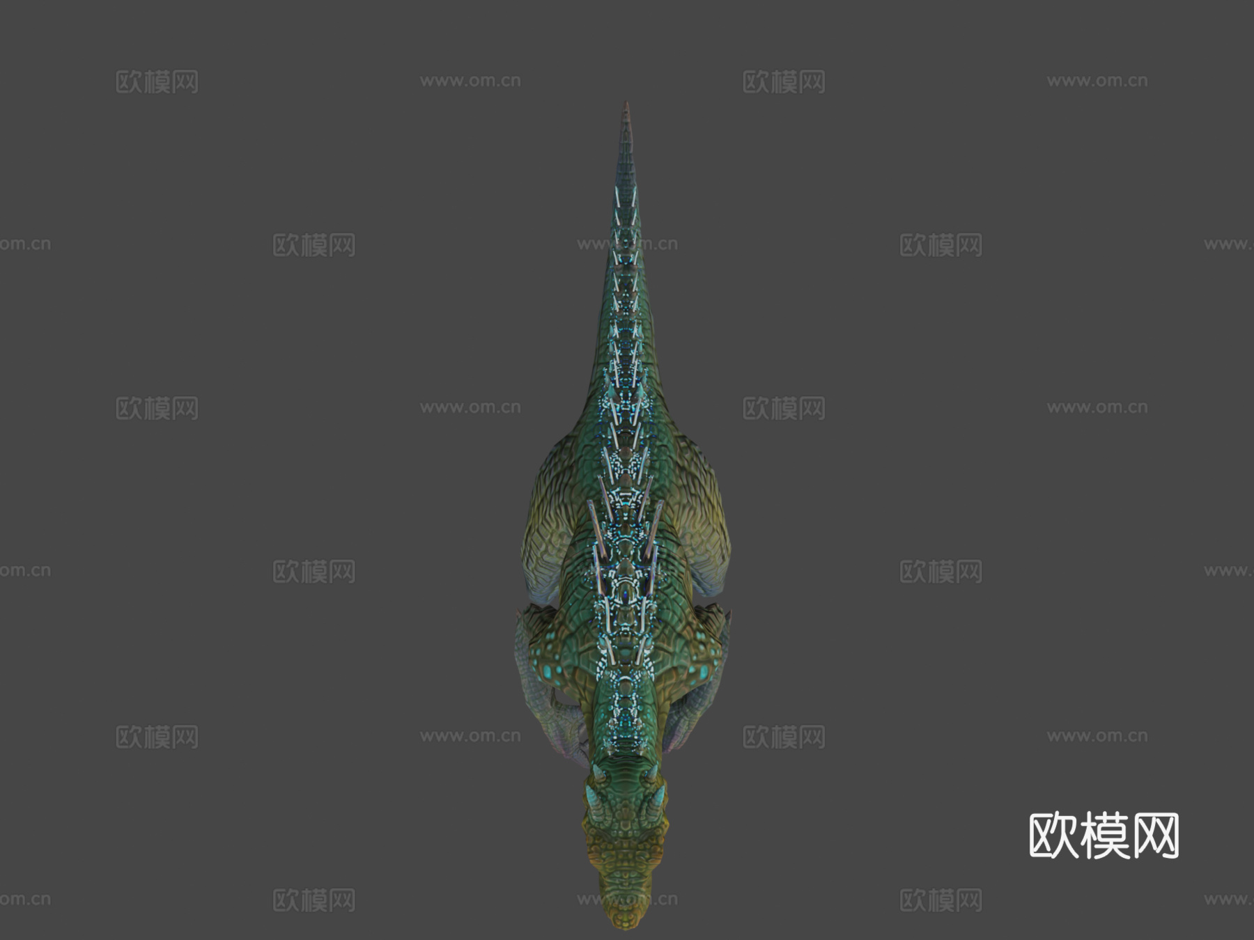 神源怪兽3d模型下载（渲染图6）