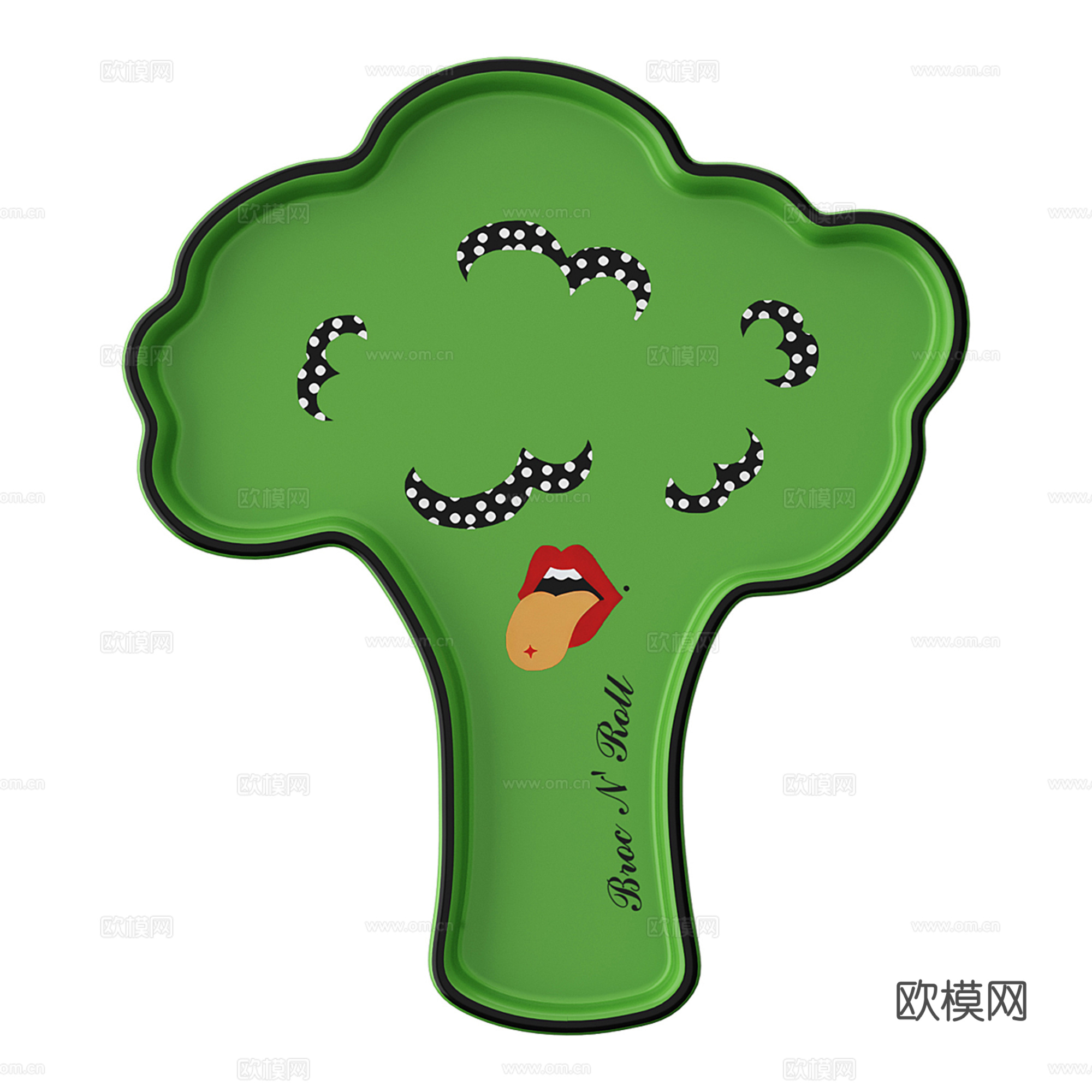 厨具卡通餐盘3d模型下载（渲染图3）