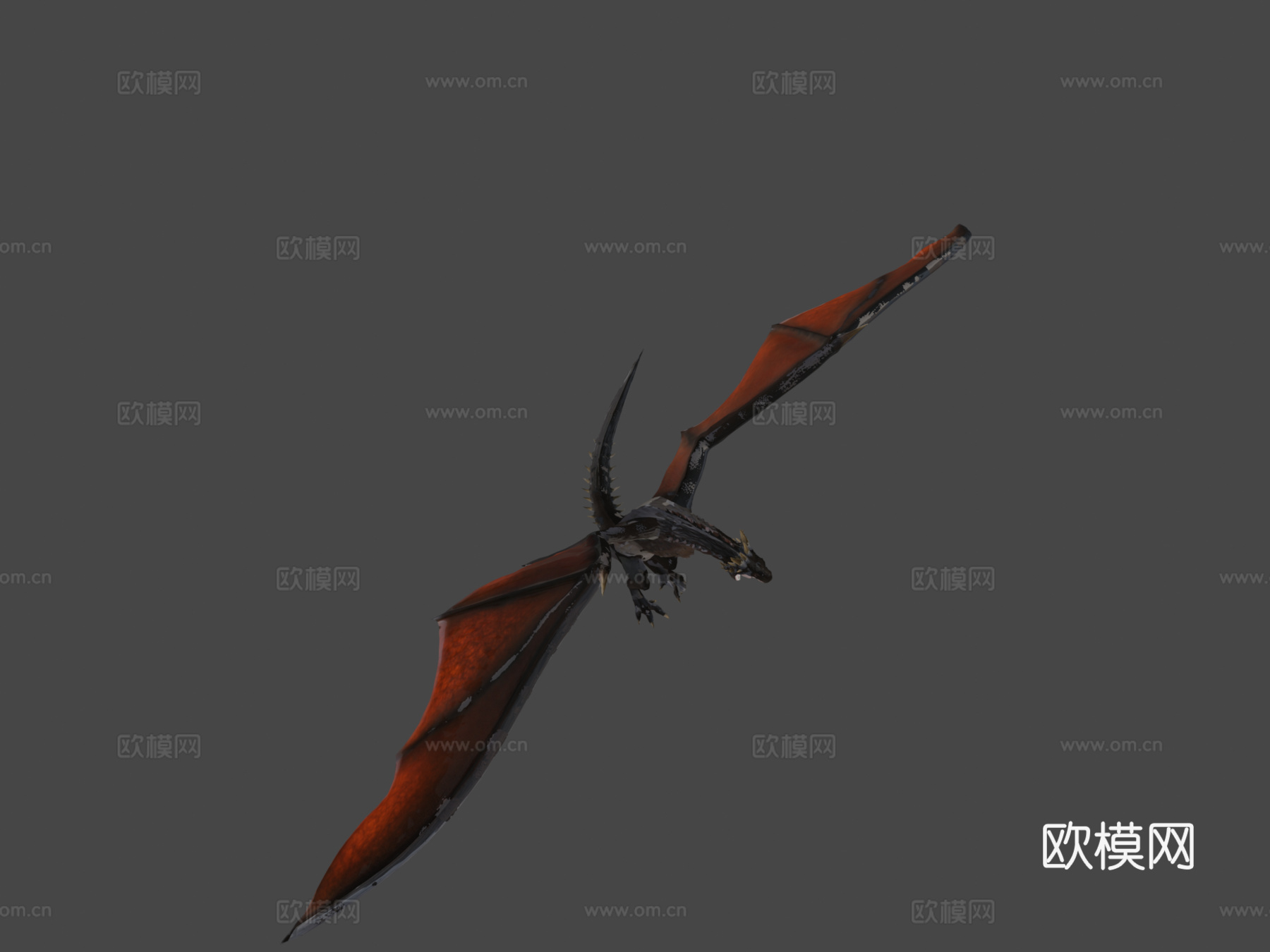 飞龙亚种-双足飞龙3d模型下载（渲染图8）