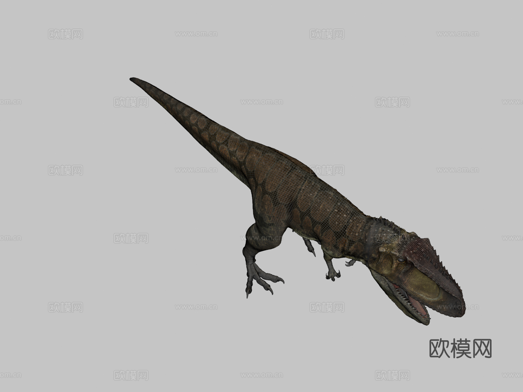南方巨兽龙3d模型下载（渲染图2）